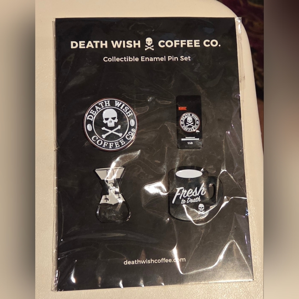 Enamel Pin Set - Black and White